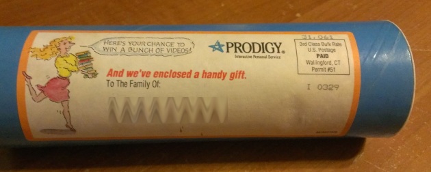 Prodigy Gift Tube, 1990